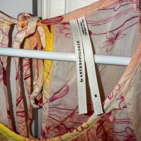 Anthropologie Vibrant Floral Mini Dress - Picture 3 of 3